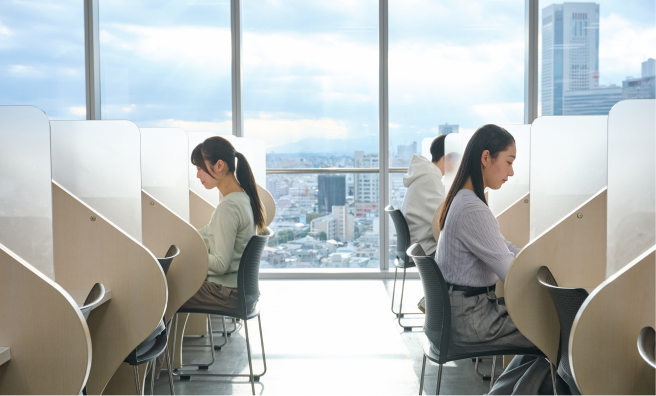 快適な設備の様子