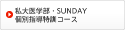 私大医学部・SUNDAY個別指導特訓コース