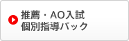 推薦・AO入試個別指導パック