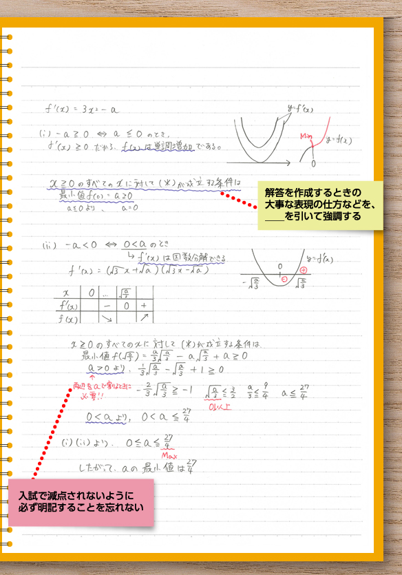 数学の授業ノート